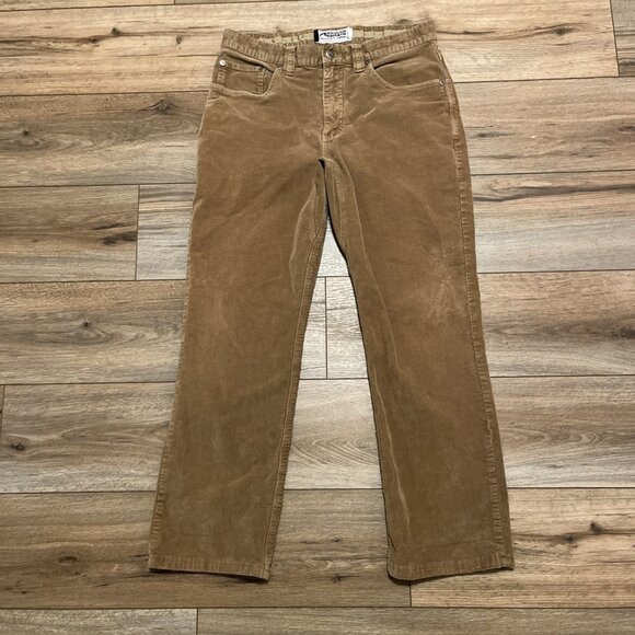 Men's Mountain Khakis Corduroy Pants SZ 33x30 Brown Classic Fit Stretch Casual - Picture 1 of 13